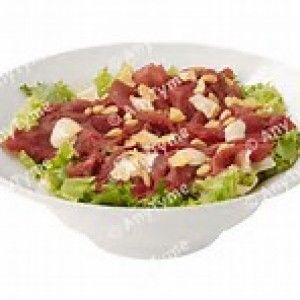 salade met carpaccio